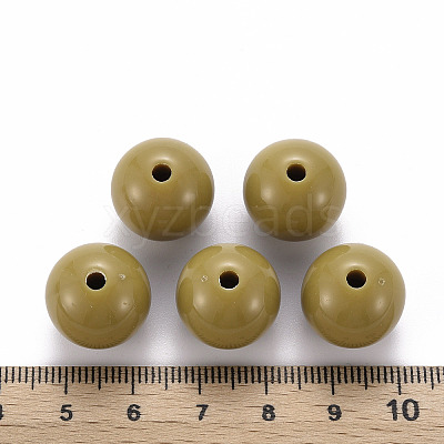 Opaque Acrylic Beads MACR-S370-C16mm-29-1