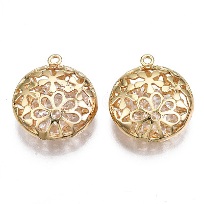 Brass Pendants KK-S356-405-NF-1