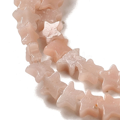 Natural Pink Opal Beads Strands G-G085-B36-02-1
