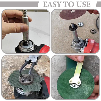 2 Sets Stainless Steel Angle Grinder Extension Rod TOOL-GA0002-09-1