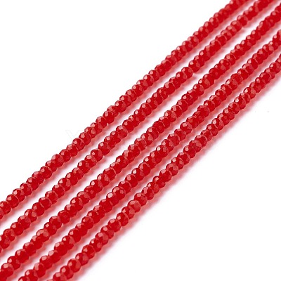 Transparent Glass Beads Strands GLAA-C019-01A-16-1