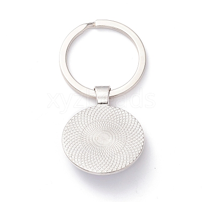 Pride Style Glass Keychain LS-KEYC-F033-01D-1