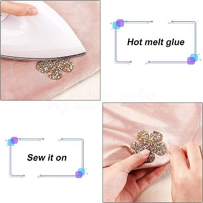 Glitter Hotfix Rhinestone DIY-FG0001-71-1