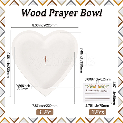 Wood Prayer Bowl ODIS-WH20015-04-1