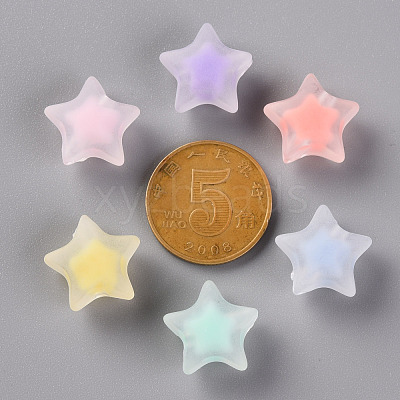 Transparent Acrylic Beads X-TACR-S152-02C-1