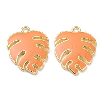 Brass Enamel Pendants KK-J278-40G-1