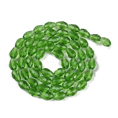 Transparent Glass Beads Strands EGLA-N013-T4mm-D14-1