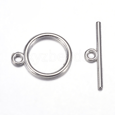 Tibetan Style Toggle Clasps TIBE-A12208-P-NR-1