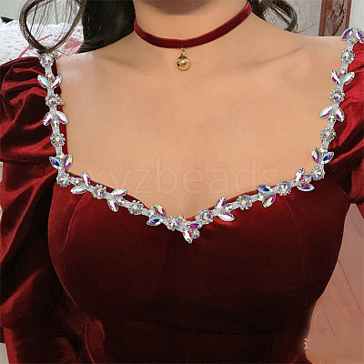 1M 2 Colors Iron Rhinestone Strass Chains CH-WR0001-03-1
