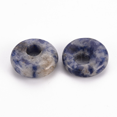 Natural Blue Spot Jasper Pendants G-T122-67G-1