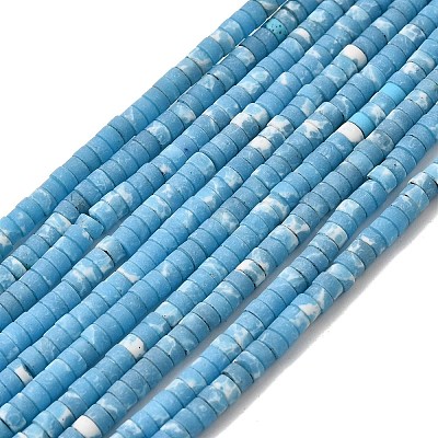 Dyed Synthetic Imperial Jasper Beads Strands G-Z089-A03-F-1