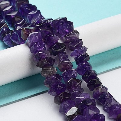 Natural Amethyst Beads Strands G-D091-A10-1