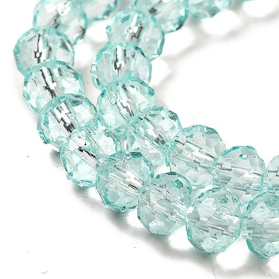 Transparent Baking Paint Glass Beads Strands LS-DGLA-A034-T6mm-D01-1