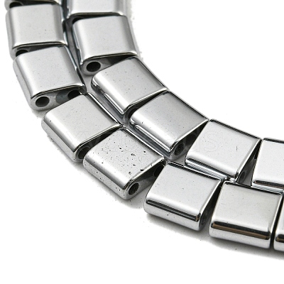 Electroplated Non-magnetic Synthetic Hematite Beads Strands G-C106-A02-13-1