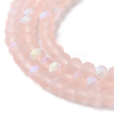 Transparent Glass Beads Strands X1-EGLA-A034-T4mm-MB22-1