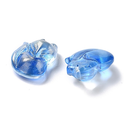 Electroplate Glass Cabochons LS-EGLA-D007-04F-1