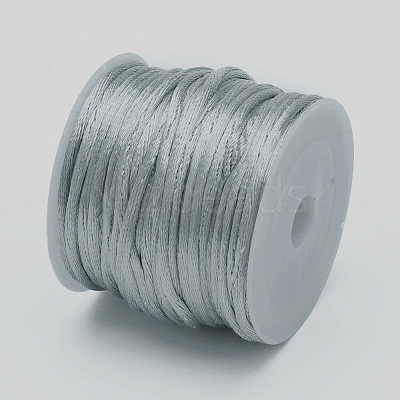Nylon Satin Rattail Cords NWIR-L006-1mm-22-1