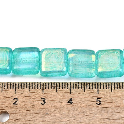 Czech Pressed Glass Beads GLAA-I061-22B-1