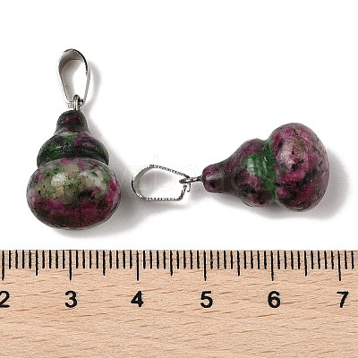 Dyed Natural Marble Pendants G-B127-03P-11-1