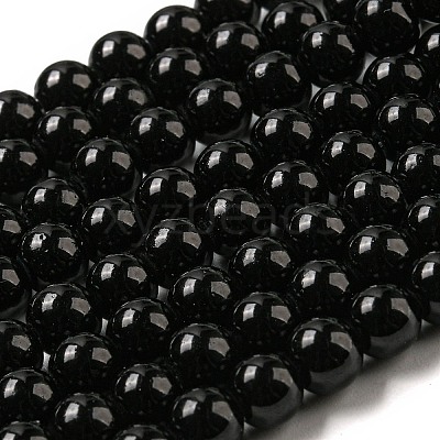 Painted Glass Bead Strands DGLA-S071-6mm-90-1