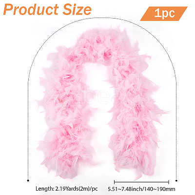 1Pc Turkey Feather Strip SRIB-GF0001-63A-1