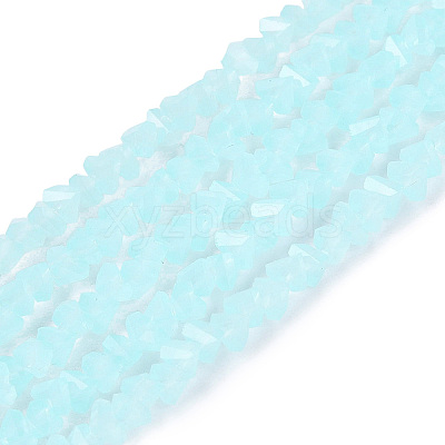 Imitation Jade Glass Beads Strands GLAA-N020-3mm-05-1