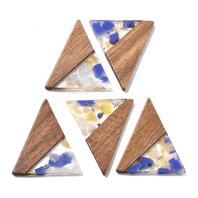 Resin and Walnut Pendants FIND-R051-01A-1