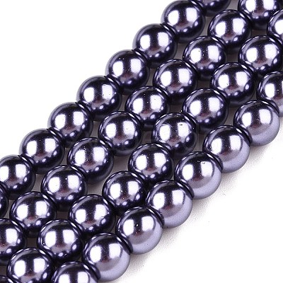 Baking Paint Glass Pearl Bead Strands HY-Q003-3mm-73-1