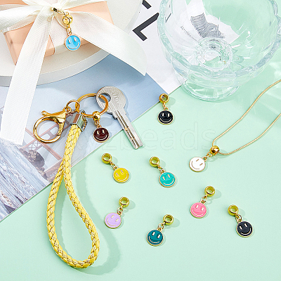 Alloy Enamel European Dangle Charms PALLOY-FH00111-1