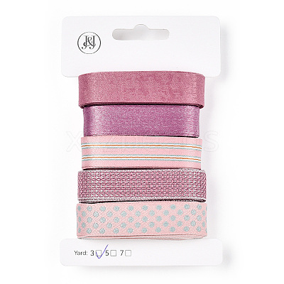 Polyester & Polycotton Ribbons Sets SRIB-P022-01D-01-1