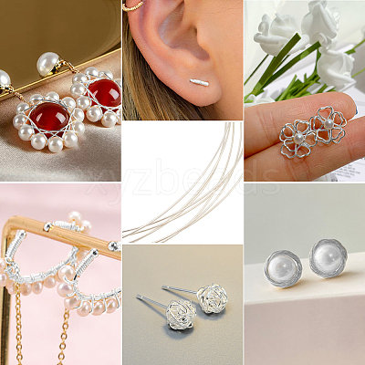 999 Fine Silver Sterling Silver Wire STER-WH0008-04B-S-1