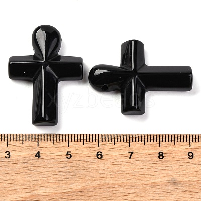 Natural Obsidian Pendants G-B122-02G-1