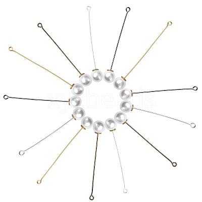 60Pcs 6 Styles Brass Eye Pin FIND-YW0009-96-1