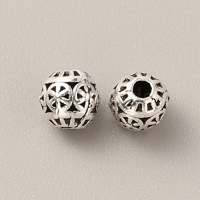 Tibetan Style Alloy Bead FIND-WH0034-46AS-09-1
