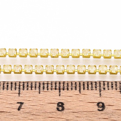 Iron Rhinestone Cup Chains CH-T006-05B-10-1