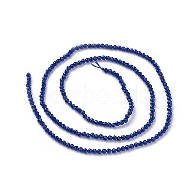Faceted Glass Beads Strands G-F619-09A-2mm-1