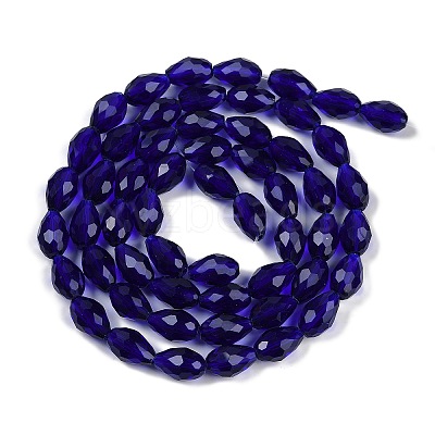 Transparent Glass Beads Strands EGLA-N013-T4mm-D07-1