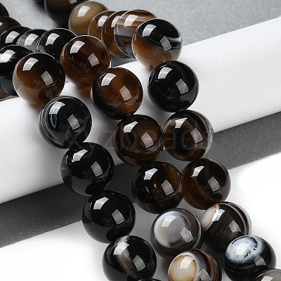 Natural Eye Agate Beads Strands G-NH0019-F01-02-1