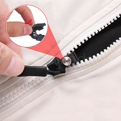 36 Sets 3 Styles Detachable Plastic & Metal Zipper Slider Puller FIND-CA0009-86-1