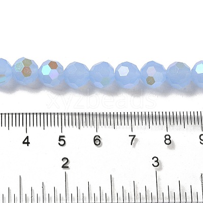 Imitation Jade Glass Beads Strands EGLA-A035-J8mm-L03-1