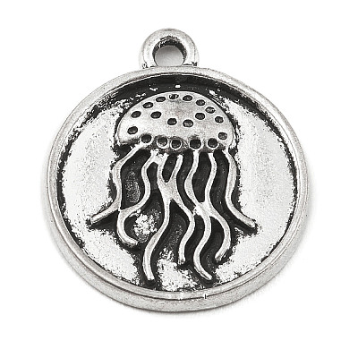 DIY Alloy Pendants PALLOY-D017-01C-AS-1