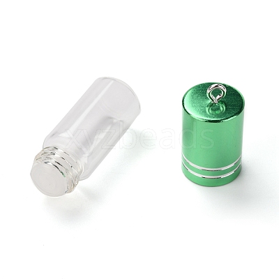 Transparent Glass Perfume Bottle Pendant GGLA-B001-01D-1