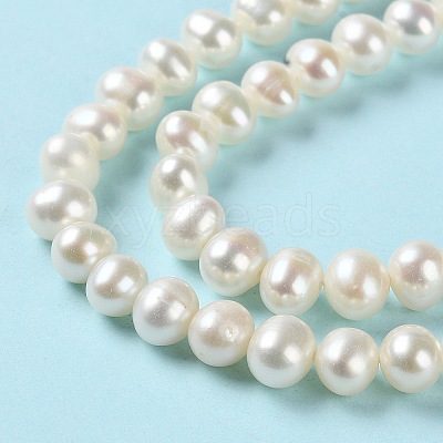 Natural Cultured Freshwater Pearl Beads Strands PEAR-E018-39-1