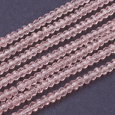 Transparent Glass Beads Strands GLAA-R135-2mm-12-1