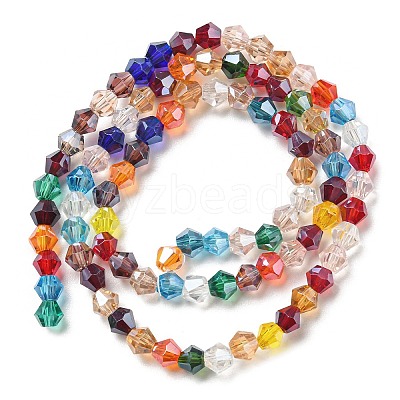 Transparent Electroplate Glass Beads Strands LS-EGLA-A039-T3mm-A29-1