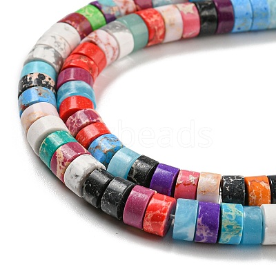 Synthetic Imperial Jasper Dyed Beads Strands G-D077-D01-01-1