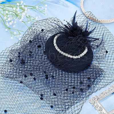 Elastic Polyester Deco Mesh Ribbons DIY-GF0009-01A-1