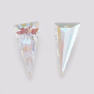K9 Glass Rhinestone Pendants GLAA-K034-J05-1