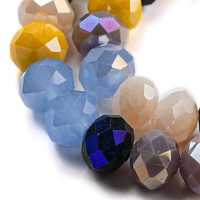 Glass Beads Strands EGLA-A034-M8mm-54-1