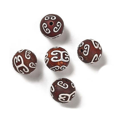 Tibetan Style dZi Beads TDZI-R002-03A-1
